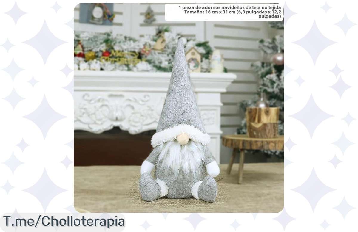 Deslumbra tus fiestas con el adorble adorno de muñeca navideña, crea momentos mágicos en Año Nuevo a un precio loco. ¡Compra ahora antes que se agoten!