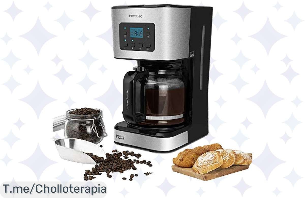 Despierta con el aroma de tu café favorito gracias a la Cafetera Goteo Coffee 66 Smart, ¡una oferta nunca vista! Aprovecha este precio loco y programa tu mañana ahora.