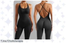 Despierta tu estilo con el mono deportivo todo en uno, comodidad sin límites y un look espectacular Aprovecha este ofertón exclusivo antes de que se agote, ¡compra ya!