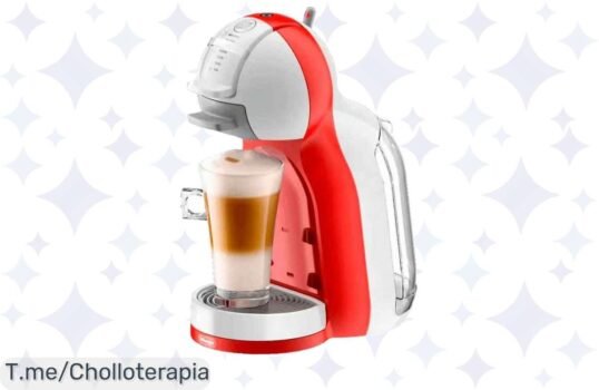 Despierta tus mañanas con la Delonghi MINI ME Roja y Blanca, ¡un super chollo que transforma cada café en un festín! Aprovecha este ofertón antes de que se agote