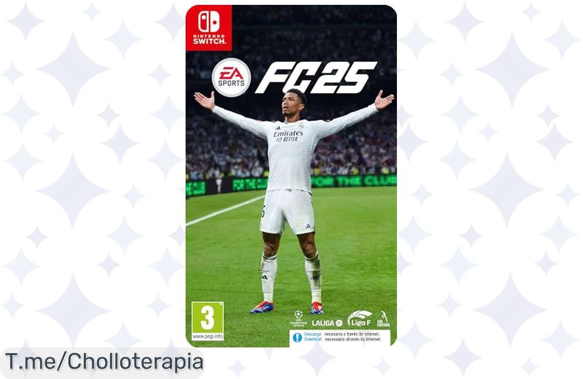EA SPORTS FC 25 para Switch a precio loco, crea el equipo de tus sueños y compite con amigos. ¡No te pierdas este ofertón limitado, actúa ya!
