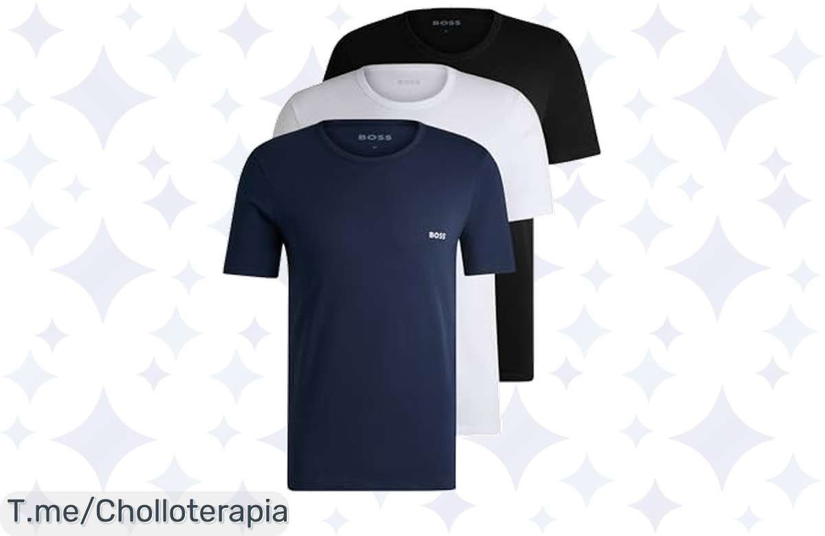 Eleva tu estilo con la BOSS TShirt RN 3P Classic, un super chollo que no puedes dejar escapar. ¡Aprovecha este ofertón limitado y compra ahora para lucir genial!