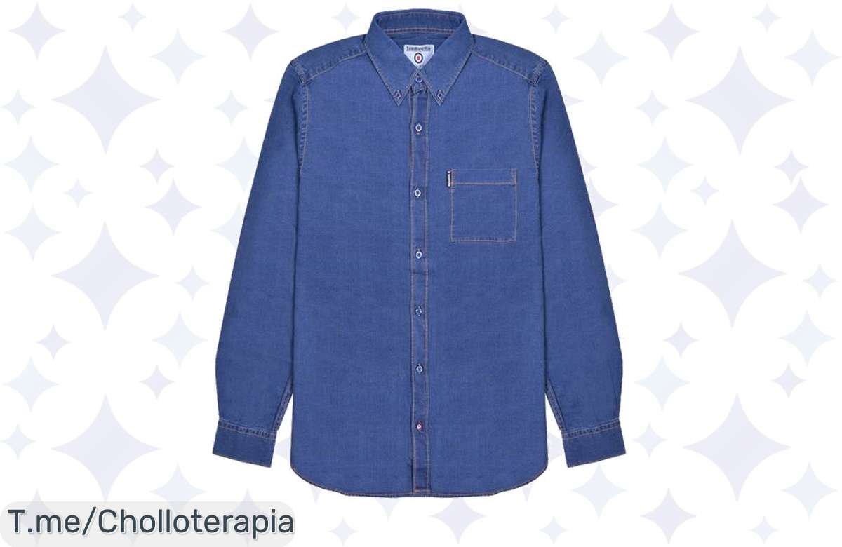Eleva tu estilo con la Lambretta Denim Hombre Camisa de manga larga, un super chollo único que no puedes dejar pasar. ¡Compra ahora y aprovecha esta oferta limitada!
