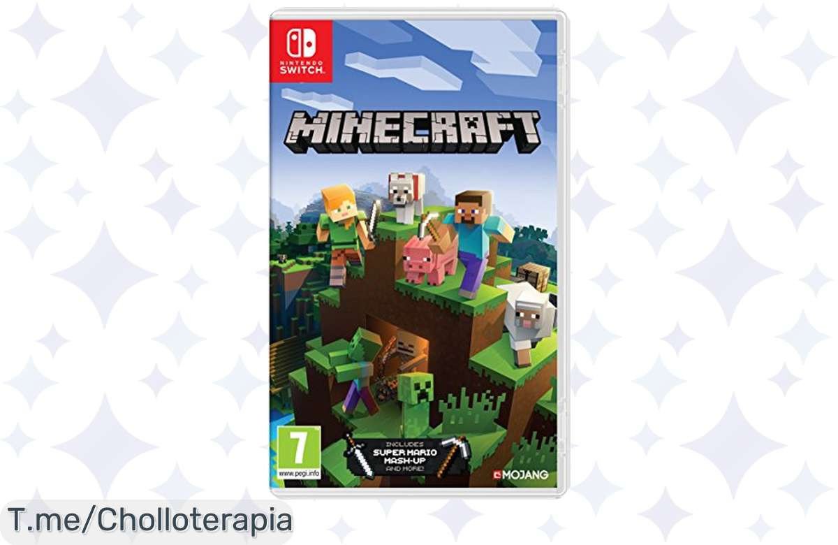 Explora el universo de Minecraft en Nintendo Switch con un super chollo que no repetirás, empieza tu aventura ahora antes de que se agote esta oferta increíble.