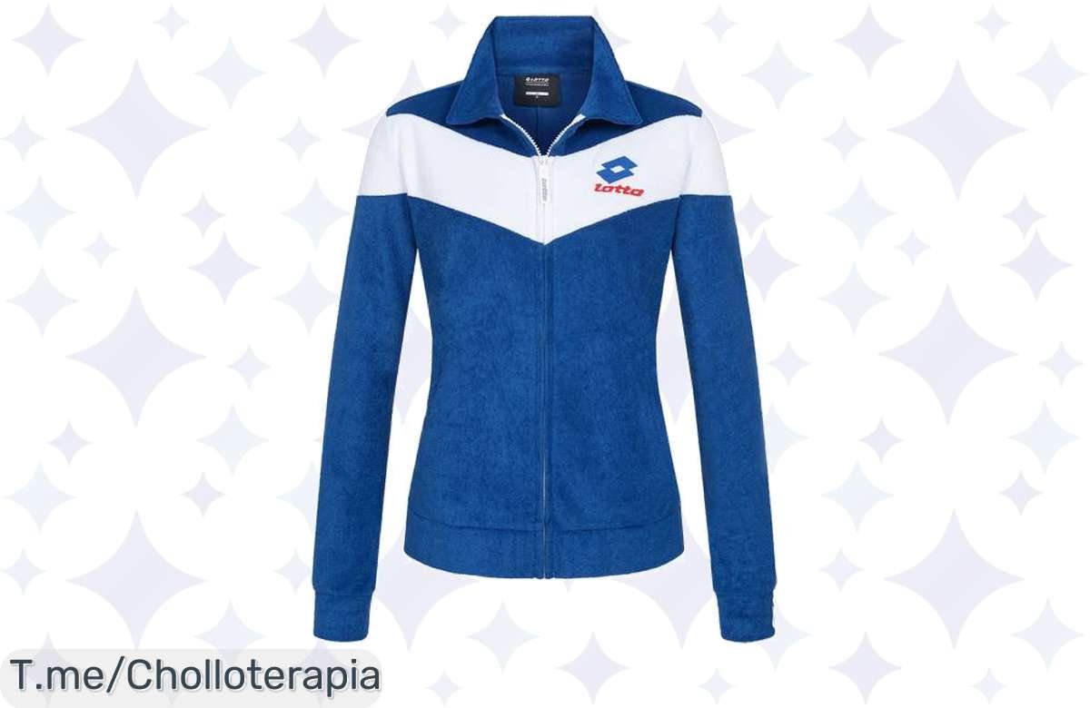 Hazte con la chaqueta Lotto Velour Retro Mujer al precio loco de un chollo irresistible y luce increíble, pero apúrate, ¡la oferta es limitada y se agota rápido!