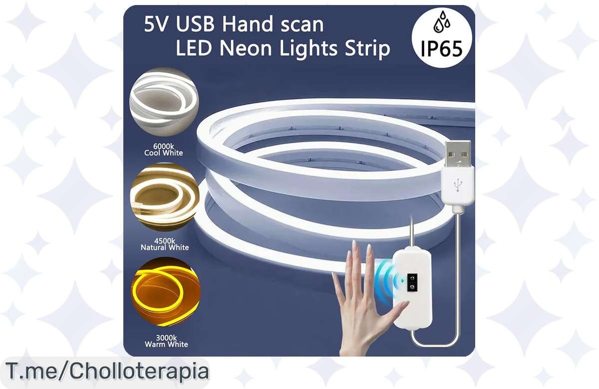 Ilumina tus noches con la tira de luces Led de neón de 15m, flexible y resistente al agua que transformará tu hogar. ¡No pierdas esta oferta única, apresúrate!