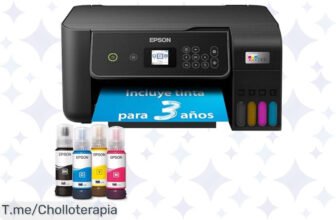 Impresora EcoTank ET2870: El super chollo que te hará ahorrar un 90% en tinta y imprimir sin parar ¡Aprovecha esta oferta única antes de que se acabe!