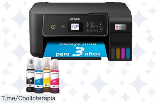 Impresora EcoTank ET2870: El super chollo que te hará ahorrar un 90% en tinta y imprimir sin parar ¡Aprovecha esta oferta única antes de que se acabe!