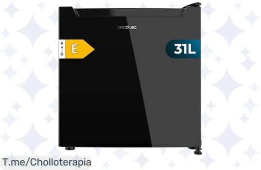Increíble Chollo: Cecotec Mini Frigorífico Bolero CoolMarket TT 31 Dual Black Glass, elegante y práctico para tus bebidas ¡Aprovecha esta oferta única antes de que se agote!