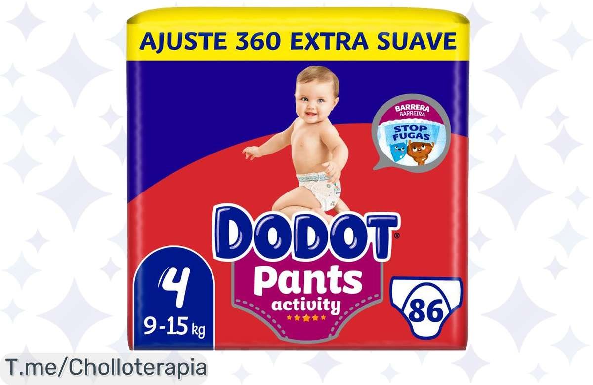 Liquidación Dodot Pants Activity a precio loco: comodidad y frescura para tu peque ¡No te pierdas este super chollo, las unidades vuelan, compra ya antes de que se agoten!