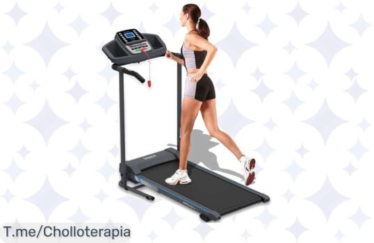 Lleva tu entrenamiento al siguiente nivel con la Cinta de Correr SereneLife: diseño plegable, conectividad Bluetooth y un ofertón que no puedes dejar pasar ¡Compra ya antes de que se acabe!