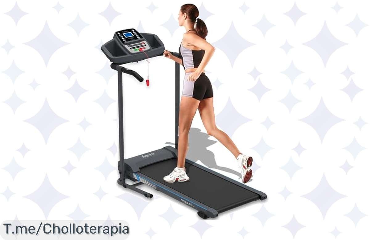 Lleva tu entrenamiento al siguiente nivel con la Cinta de Correr SereneLife: diseño plegable, conectividad Bluetooth y un ofertón que no puedes dejar pasar. ¡Compra ya antes de que se acabe!