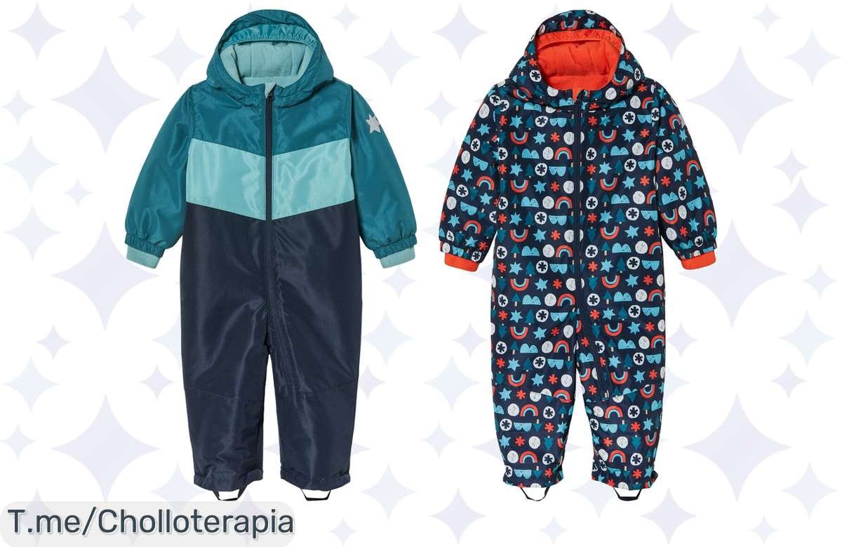 Mono de nieve ultra cómodo para tu bebé a precio loco: material reciclado, listo para aventuras. ¡No te quedes sin este super chollo! Oferta limitada, actúa ya y disfruta.