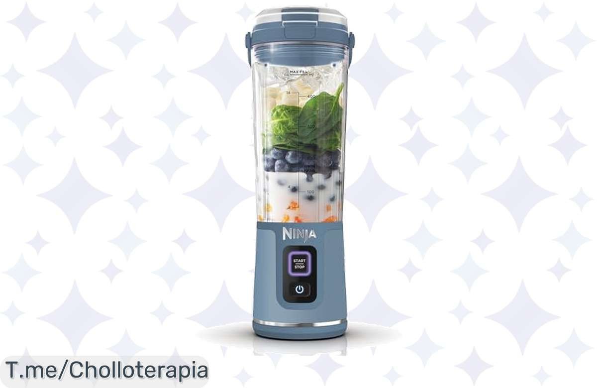Ninja Blast: La batidora portátil que tritura hielo y frutas en segundos, disfrútala a un precio loco solo por tiempo limitado. ¡Haz tu smoothie hoy mismo!