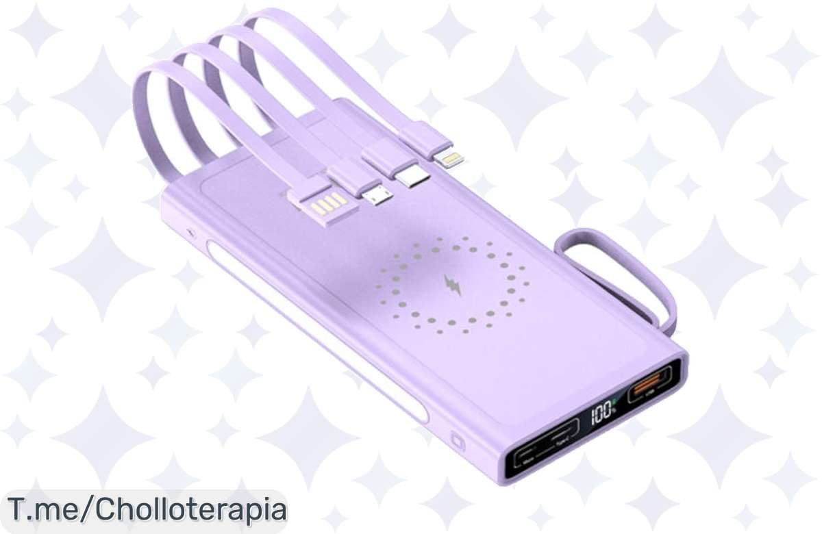 No Te Quedes Sin Energía: Lleva Tu Movitel Power Bank 10000mAh a Velocidad Relámpago Con Descuento Brutal, Oferta Limitada ¡Compra Ya Este Super Chollo!