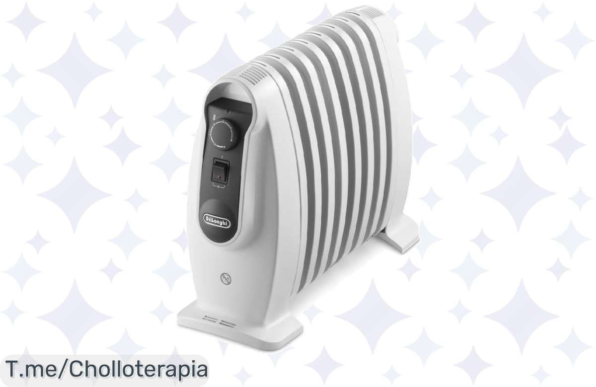 No dejes escapar el chollazo del invierno: Radiador De’Longhi 800 W con termostato y tecnología Real Energy, ¡ofertón limitado que no volverás a ver! ¡Cómpralo ya!