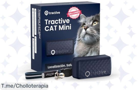 No dejes que tu gato se pierda jamás, collar GPS Tractive con batería de hasta 7 días a un precio loco, ¡aprovecha este ofertón único antes de que desaparezca!