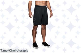 Pantalones cortos Under Armour Tech en oferta única: comodidad extrema, secado instantáneo y libertad total para tu deporte ¡No dejes escapar este super chollo!