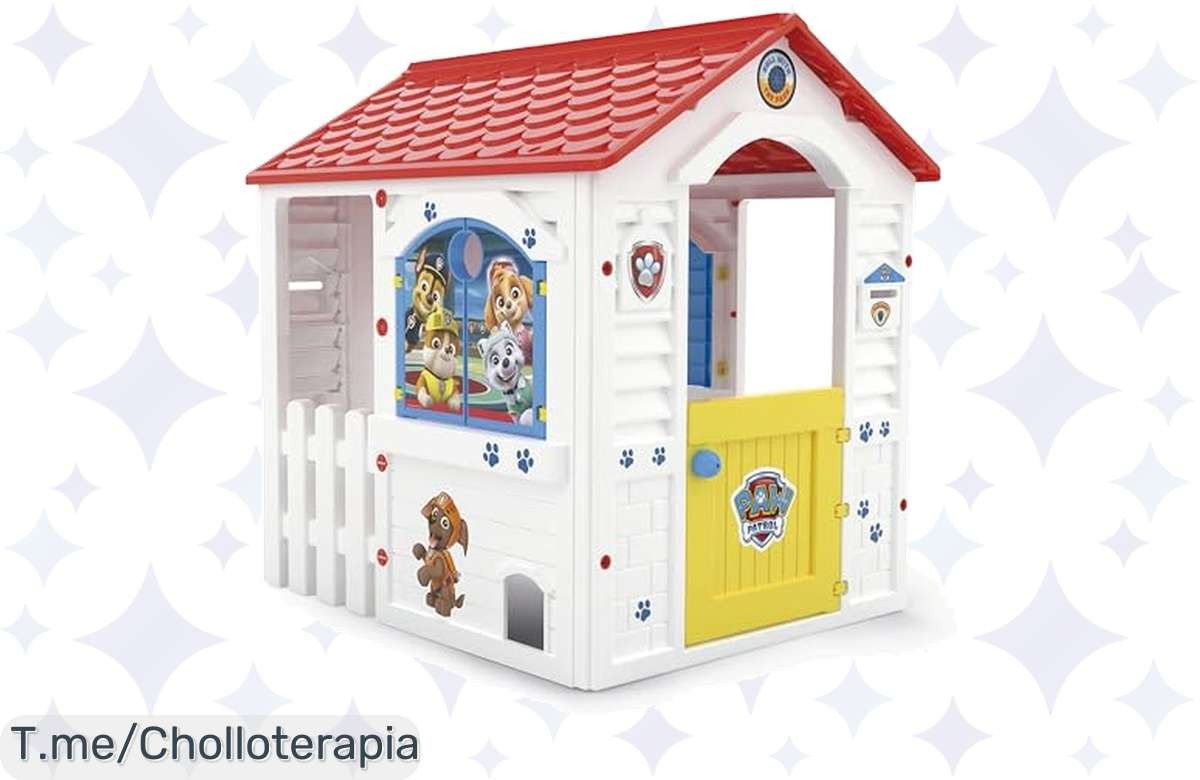 Patrulla Canina Casita Infantil: Super chollo de diversión sin límites para tus peques. Montaje fácil y rápido, ¡no pierdas esta oferta única antes que se agote!