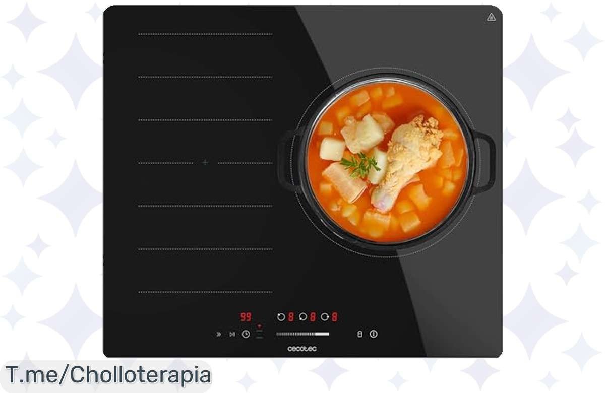 Placa de Inducción Cecotec: Super Chollo con 6600W y Temporizador Inteligente, cocina como un pro mientras cuidas a tus peques. ¡Aprovecha este ofertón antes que se acabe!