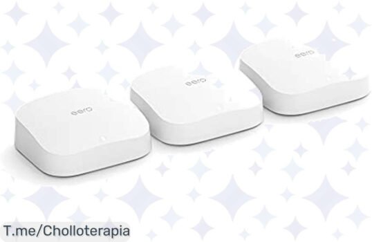 Potencia tu hogar con el eero Pro 6: WiFi 6 que cubre hasta 560 m² y ofrece velocidades increíbles No dejes pasar este ofertón exclusivo, ¡compra ya antes de que se agote!
