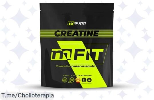 Potencia tu músculo con la creatina micronizada más fina, un chollo nunca visto que te brinda fuerza y masa muscular ¡Compra ahora antes de que se acabe esta oferta brutal!