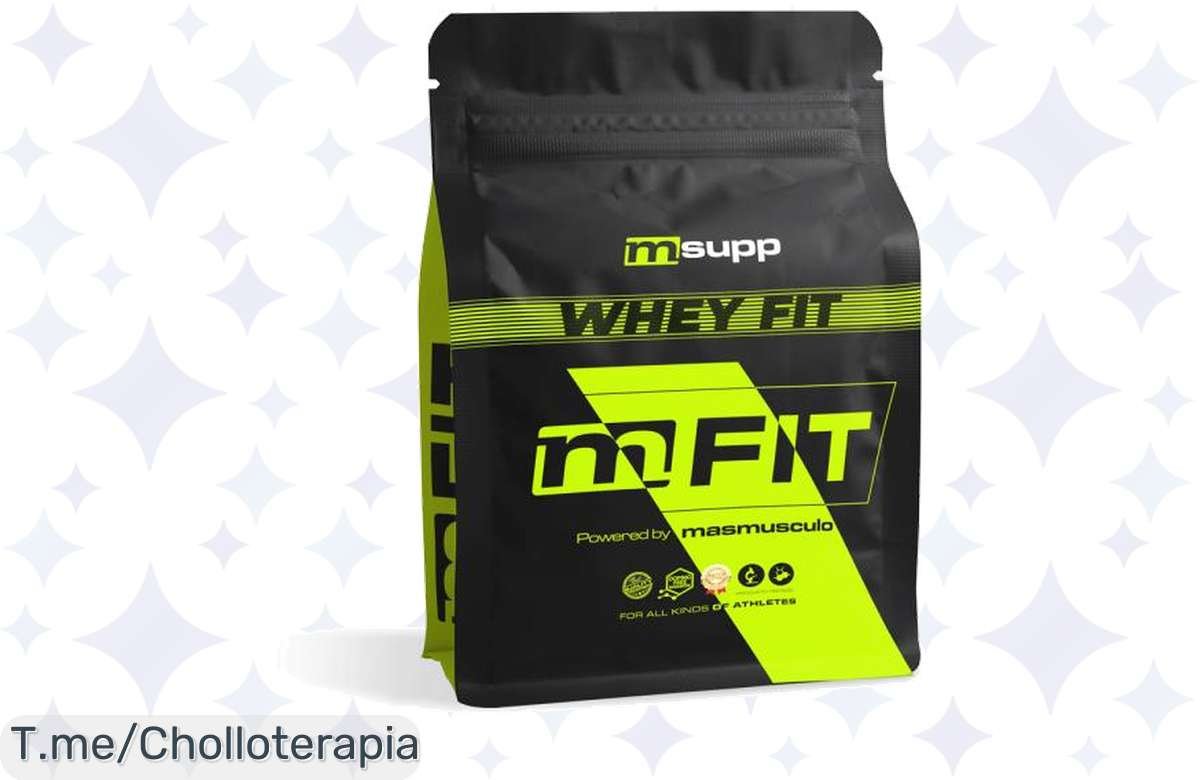 Potencia tus músculos con Whey Fit 2Kg de MASmusculo a un precio loco, ¡un super chollo que no puedes dejar pasar! Consigue tu chollazo antes de que se agote.