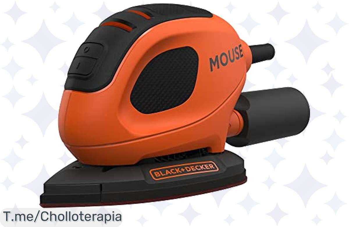 Potente Lijadora BLACK+DECKER a Precio Chollo: Pulido Rápido con 11,000 RPM que Ahorra Tiempo. ¡No Te Quedes Sin La Tuya y Aprovecha Este Ofertón Limitado!