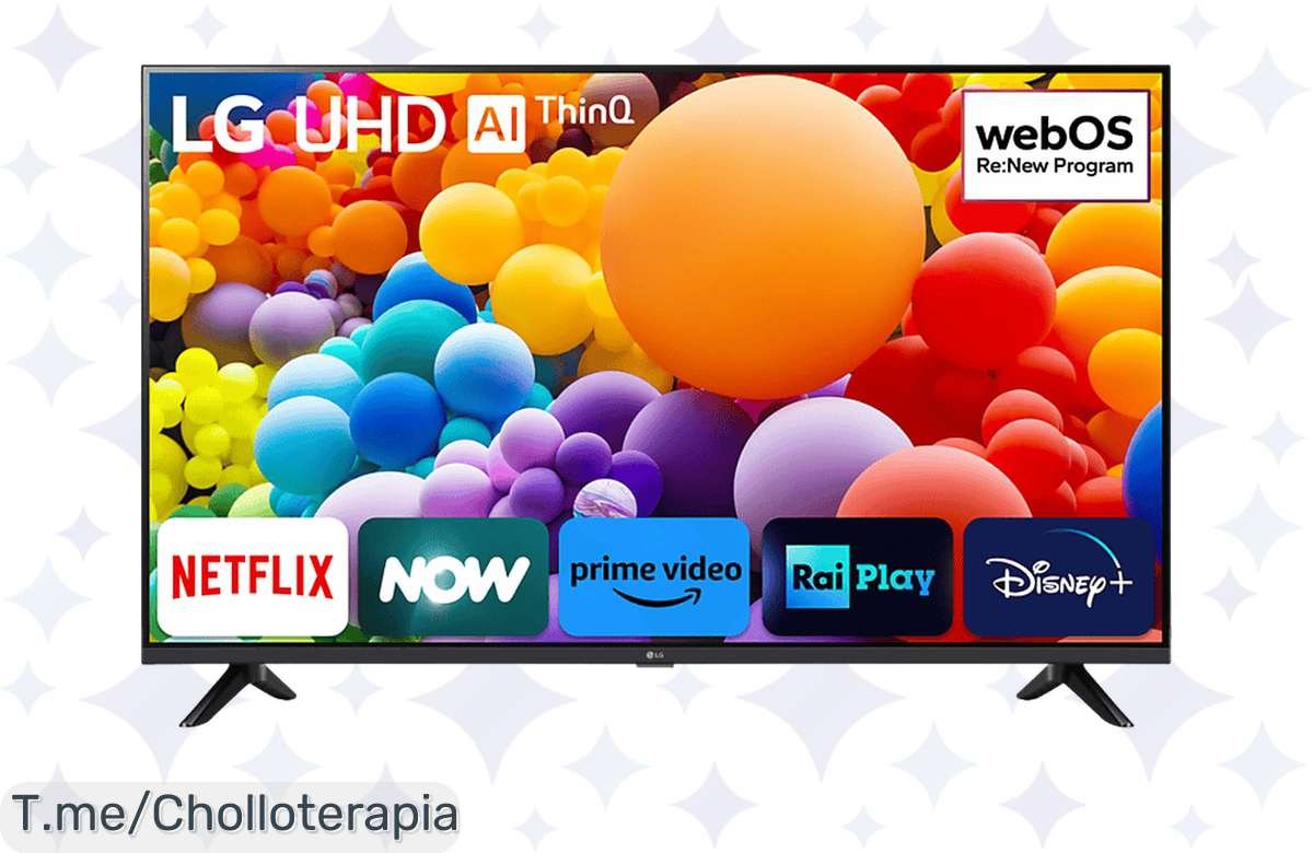 Potente TV LED 55” LG UHD 4K a un precio loco, con procesador que te hará vivir cada escena. ¡No dejes pasar este chollazo y compra ahora antes que se acabe!