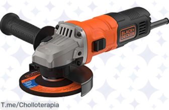 Potente miniamoladora BLACK+DECKER a precio loco, 710 W de fuerza y disco de 115 mm ¡Transforma tus proyectos con este ofertón único antes que se agote!