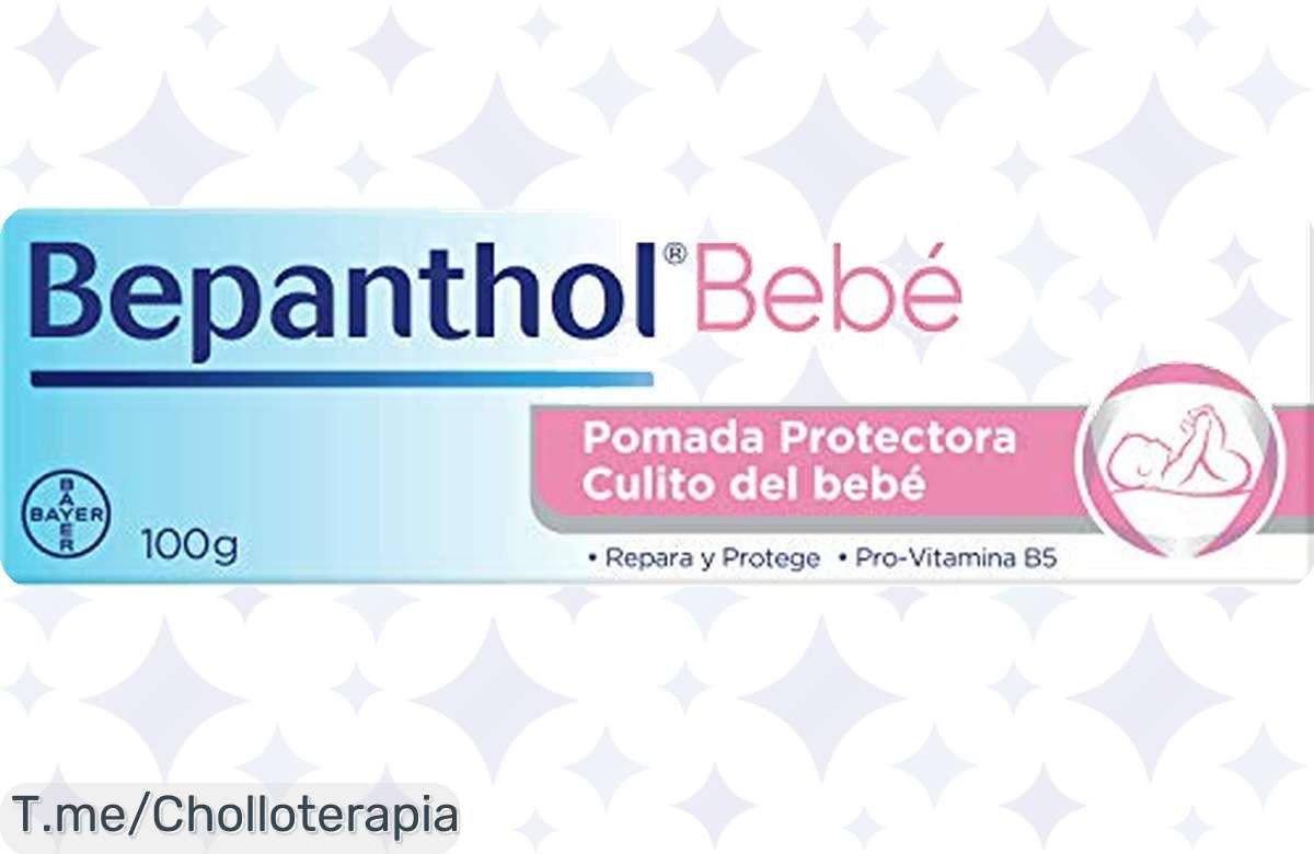 Protege la piel de tu bebé con Bepanthol Crema Culito Bebé, un super chollo sin perfumes que hace los cambios fáciles. ¡Aprovecha esta oferta única y cuídalo ya!