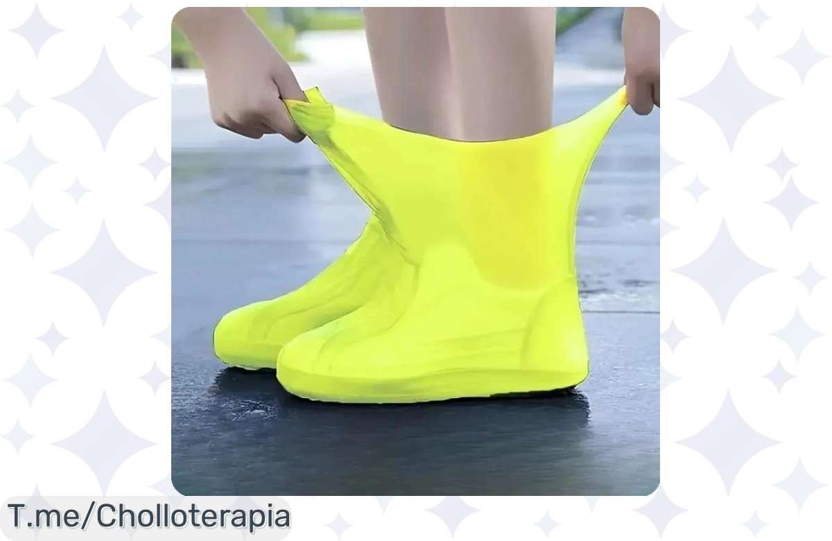 Protege tus zapatos con los cubrezapatos de látex impermeables; cómodos y antideslizantes a un precio loco. ¡Aprovecha este ofertón antes que se acabe!