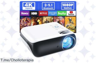 Proyector HOPVISON 4K a precio loco: disfruta del cine en casa como nunca con un super chollo ¡Apresúrate, esta oferta es por tiempo limitado!