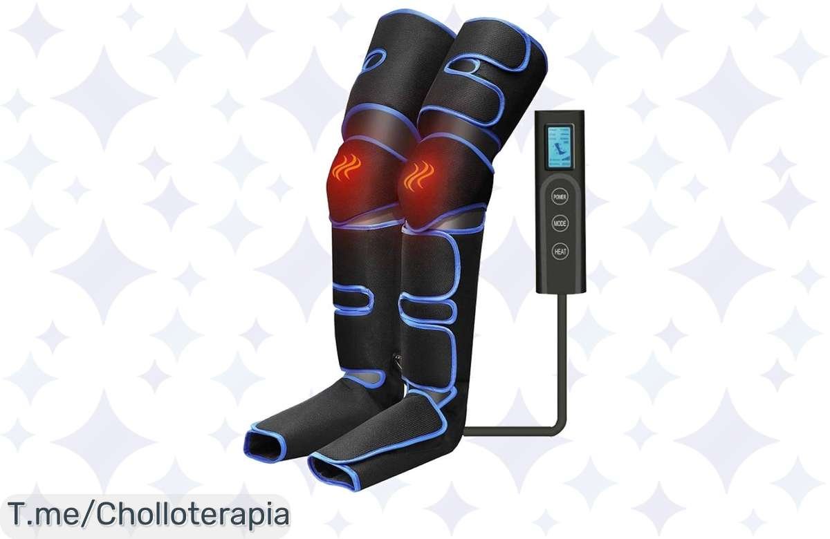 Renueva tus piernas con el masajeador 360°, un super chollo que alivia el estrés y promueve la circulación. ¡Aprovecha este ofertón único antes de que se acabe!