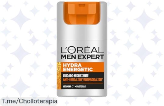 Revitaliza tu piel con la crema L'Oréal Men Expert y despídete de la fatiga, ¡aprovecha este super chollo antes que se agote! Tu rostro lo agradecerá hoy mismo