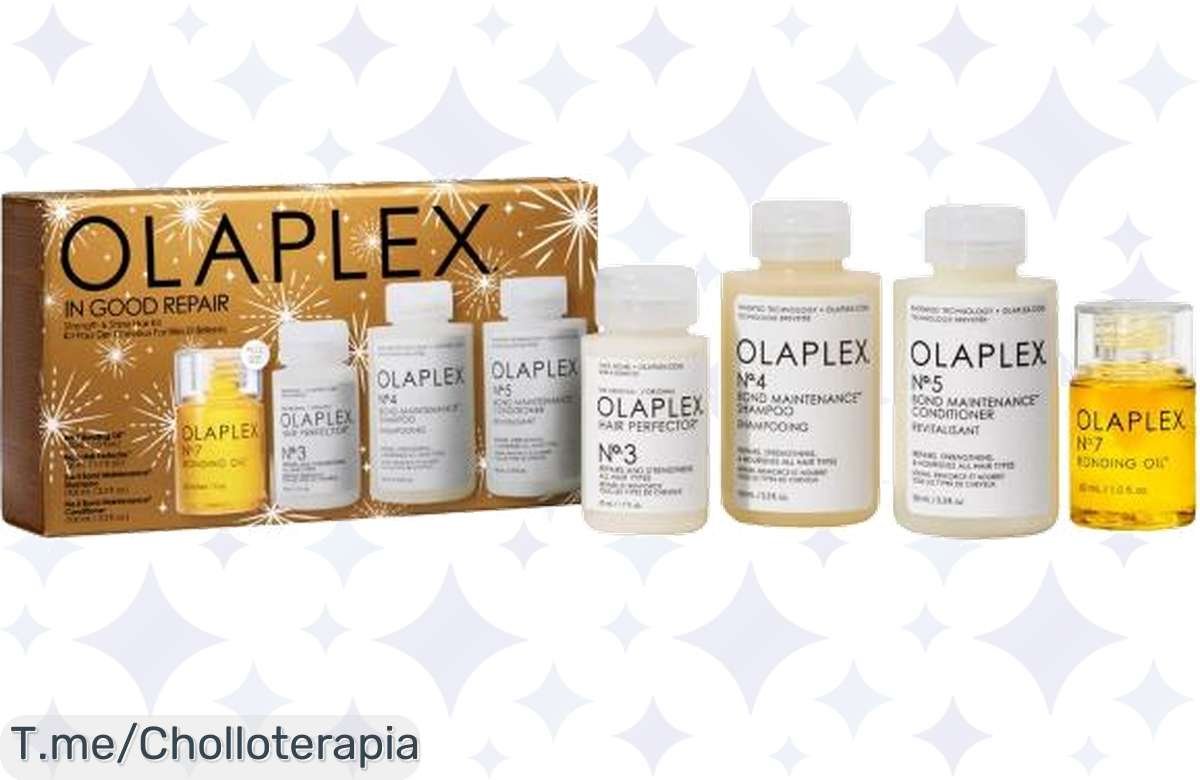 Revive tu cabello con el Olaplex In Good Repair Kit: ¡Un super chollo para reparar daños y brillar como nunca! Aprovecha este ofertón, ¡las unidades son limitadas!
