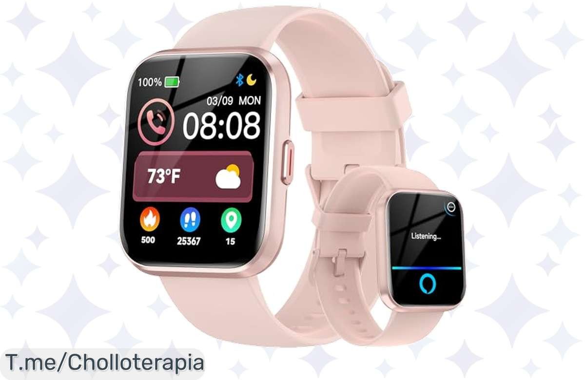 Revoluciona tu vida con el Reloj Inteligente para Mujer: más de 110 modos deportivos y Alexa integrada. ¡Aprovecha este super chollo antes de que se acabe!