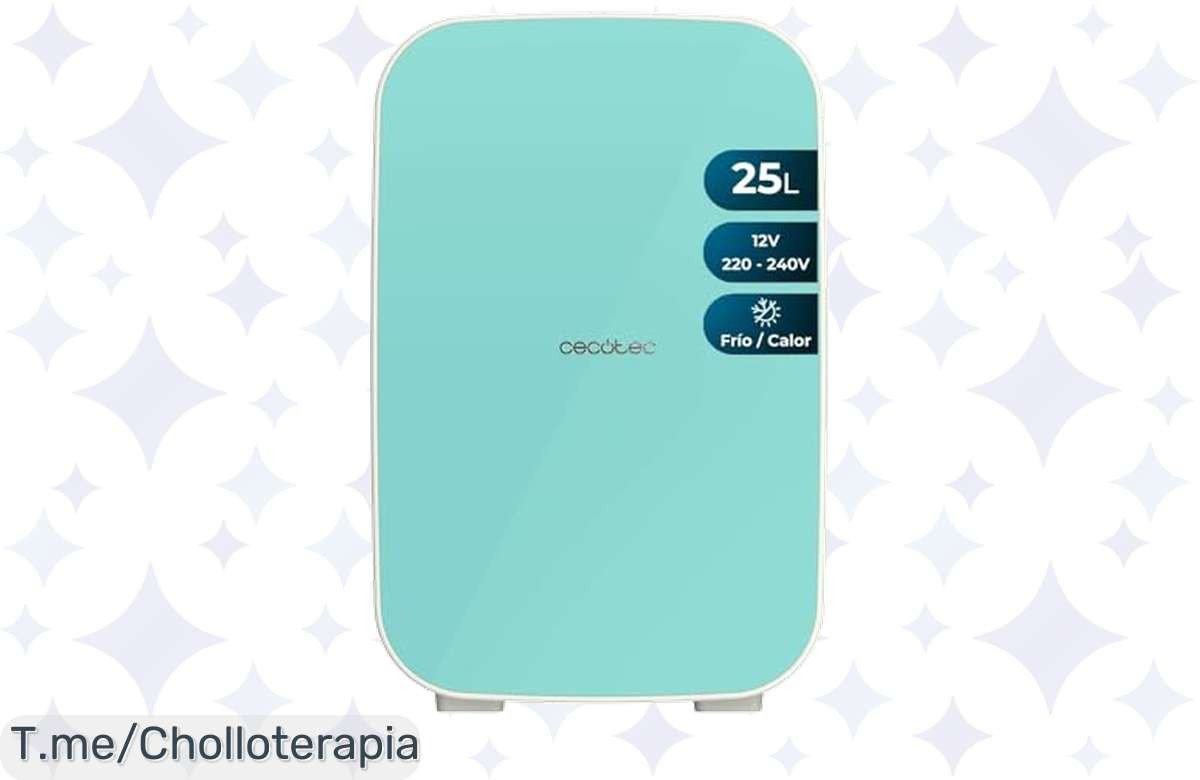 Revoluciona tus escapadas con la Nevera Cecotec: 25L de felicidad sobre ruedas a un precio loco. ¡No dejes escapar este ofertón limitado y disfruta siempre de la frescura!