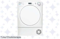 Secadora Candy Smart CSE C8LFS: Ofertón con 14 ciclos y puerta XXL, ¡di adiós a la espalda cansada y seca tus prendas inteligentes! Aprovecha este precio loco antes que se agote