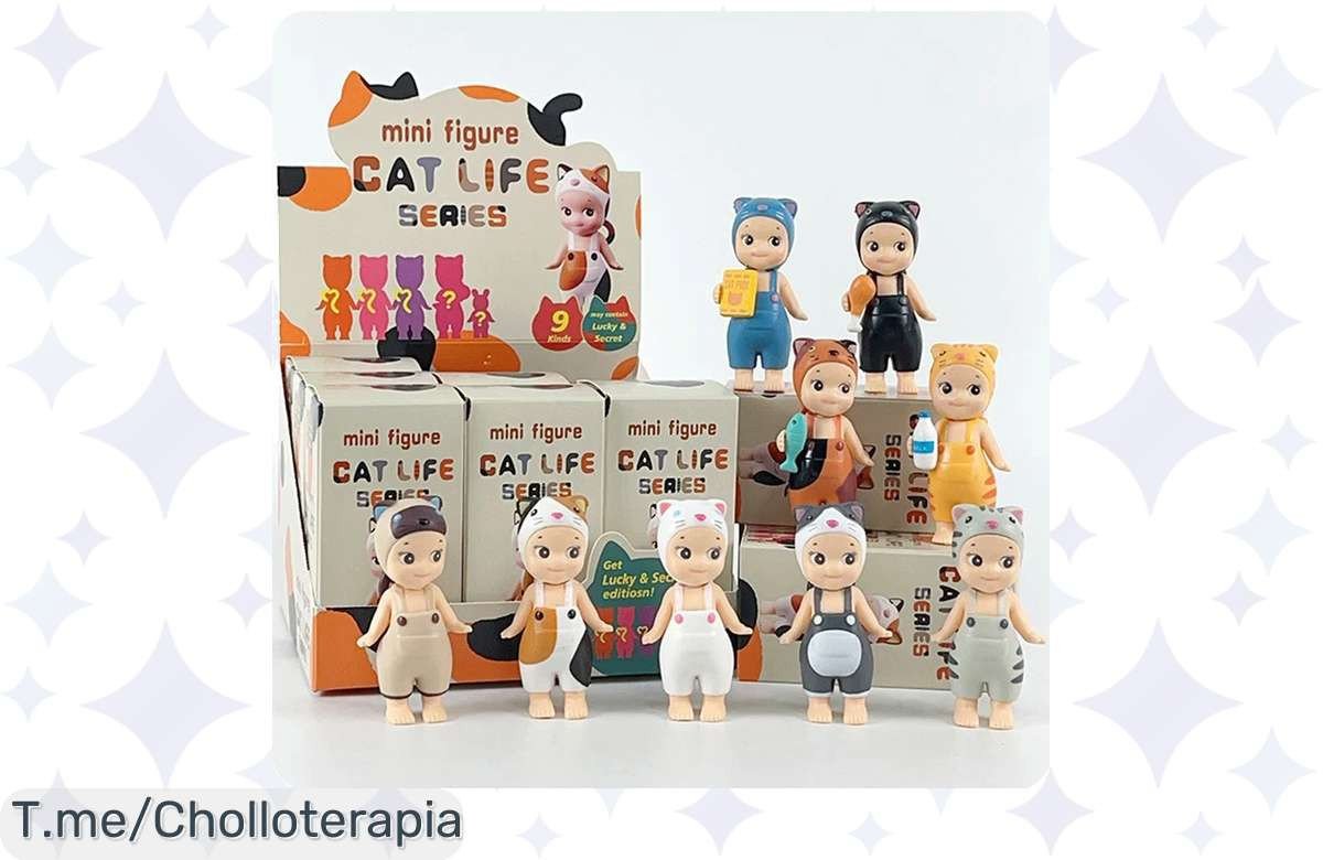 Sorprendente caja ciega de gato con juguetes aleatorios, un regalo único que hará brillar los ojos de tus pequeños. ¡No te pierdas este super chollo limitado!
