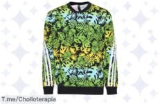 Sudadera Adidas x Muppets Kermit para niño a un precio loco, con estilo y diversión en cada uso ¡Aprovecha este ofertón limitado y compra la tuya ya!