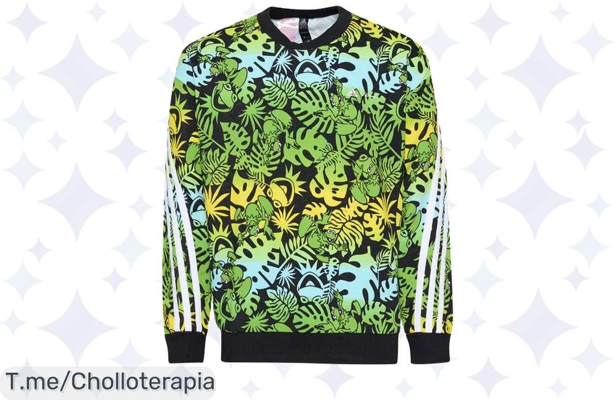 Sudadera Adidas x Muppets Kermit para niño a un precio loco, con estilo y diversión en cada uso. ¡Aprovecha este ofertón limitado y compra la tuya ya!