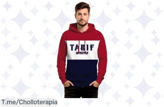 Sudadera Tarif para hombre: comodidad y estilo en 3 colores increíbles a un precio loco, ¡no te quedes sin la tuya! Oferta limitada, actúa ya antes de que se agoten