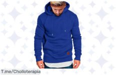 Sudadera con capucha alucinante a precio loco, perfecta para lucir en invierno Aprovecha este super chollo y compra ya antes de que se agote ¡No te quedes sin la tuya!