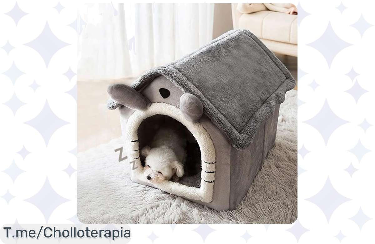 Transforma el descanso de tu mascota con la cama interior suave de algodón, comodidad jamás vista por un precio loco. ¡Hazte con este ofertón antes de que se acabe!