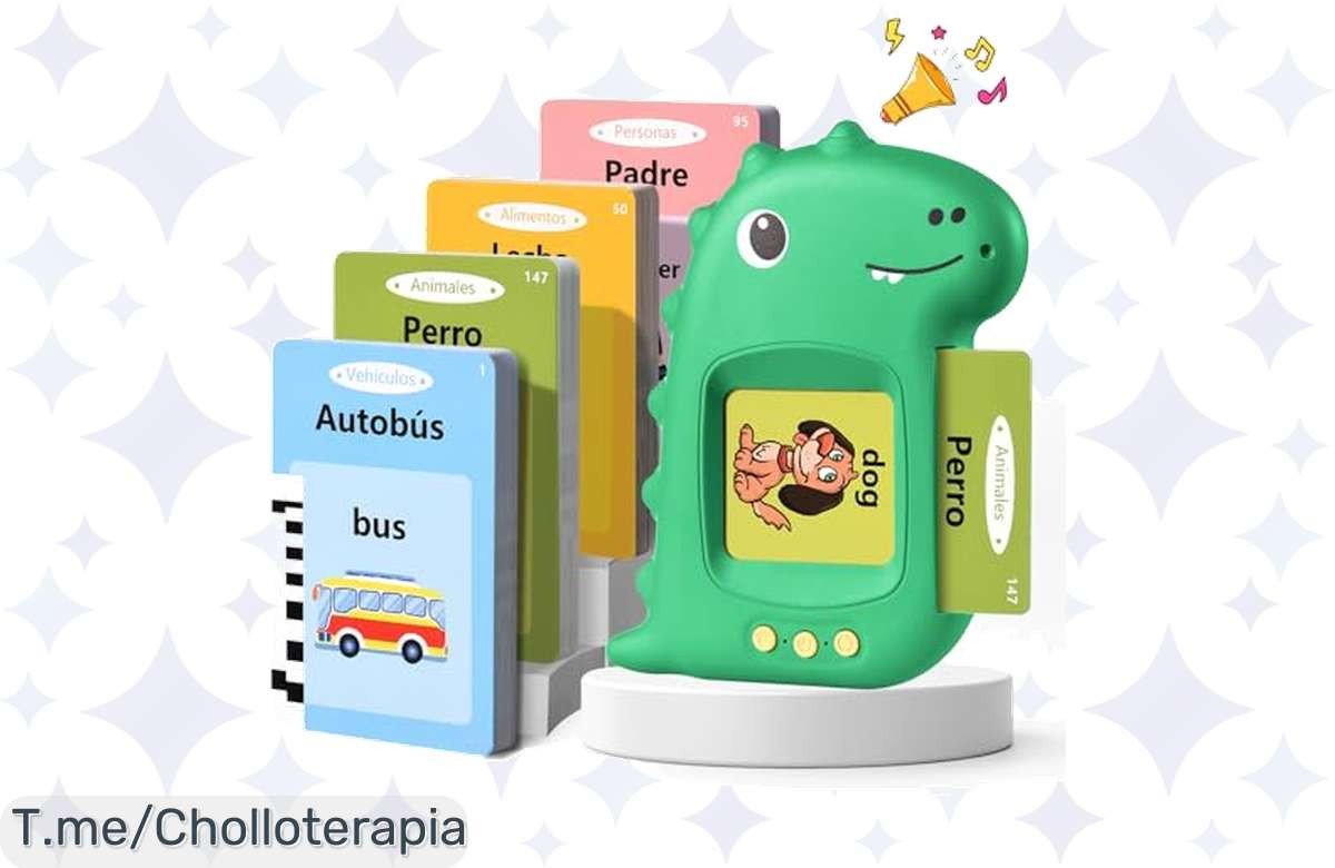 Transforma el juego de tus peques con las Tarjetas Flash Parlantes a un precio de locura y un descuento brutal. ¡Oferta limitada, actúa ya y sorpréndelos!