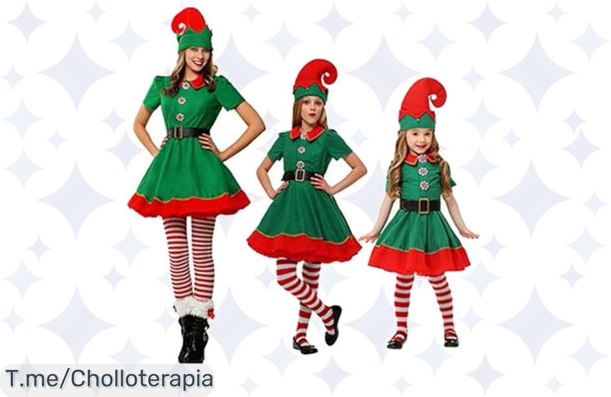Transforma la Navidad en familia con nuestros conjuntos de elfos a un precio loco. Crea momentos inolvidables, ¡aprovecha este ofertón y actúa ya antes que se acabe!