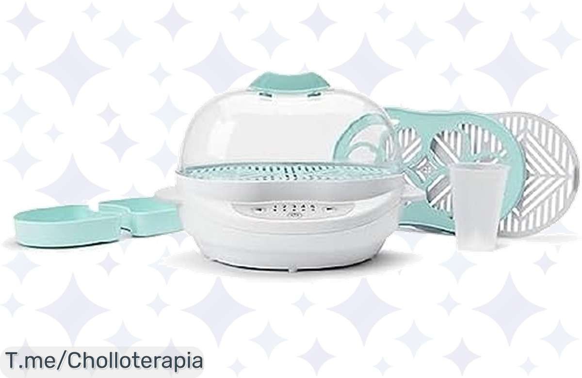 Transforma la cocina de tu bebé con el NutriBullet Vaporizador Turbo, un super chollo que cocina al vapor y esteriliza al instante. ¡Aprovecha este ofertón y consigue el tuyo ya!