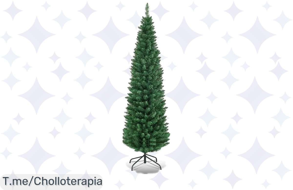 Transforma tu Navidad con el espectacular Árbol Slim de 150cm, un super chollo que iluminará tus fiestas. ¡Aprovecha el descuento increíble y compra ya antes de que se agoten!
