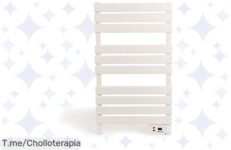 Transforma tu baño con el toallero eléctrico que seca y calienta en 2 horas: ¡un super chollo de confort! Aprovecha este ofertón y compra ya antes de que se agote
